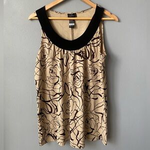 Floral Sleeveless Blouse